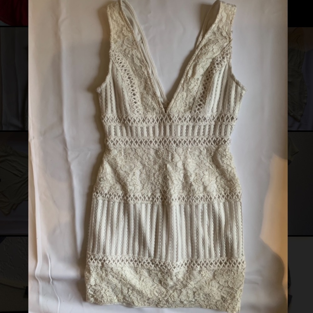 Unique white Forever 21 dress